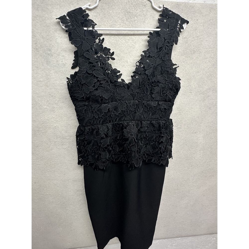 Bardot Womens Size 12 Valencia Lace Dress Black Party Cocktail Dress NWT - Picture 3 of 15